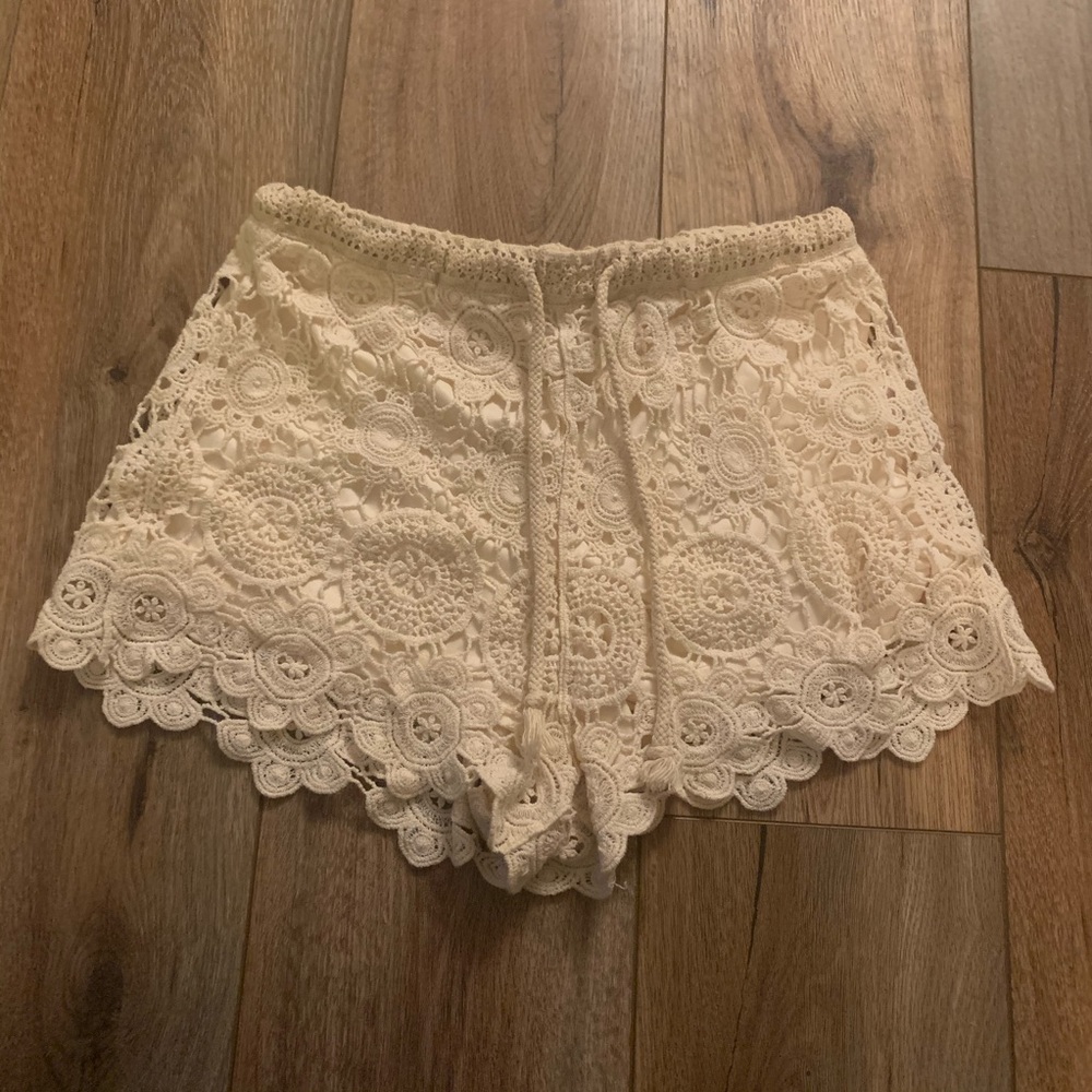 Forever 21 Crochet Shorts